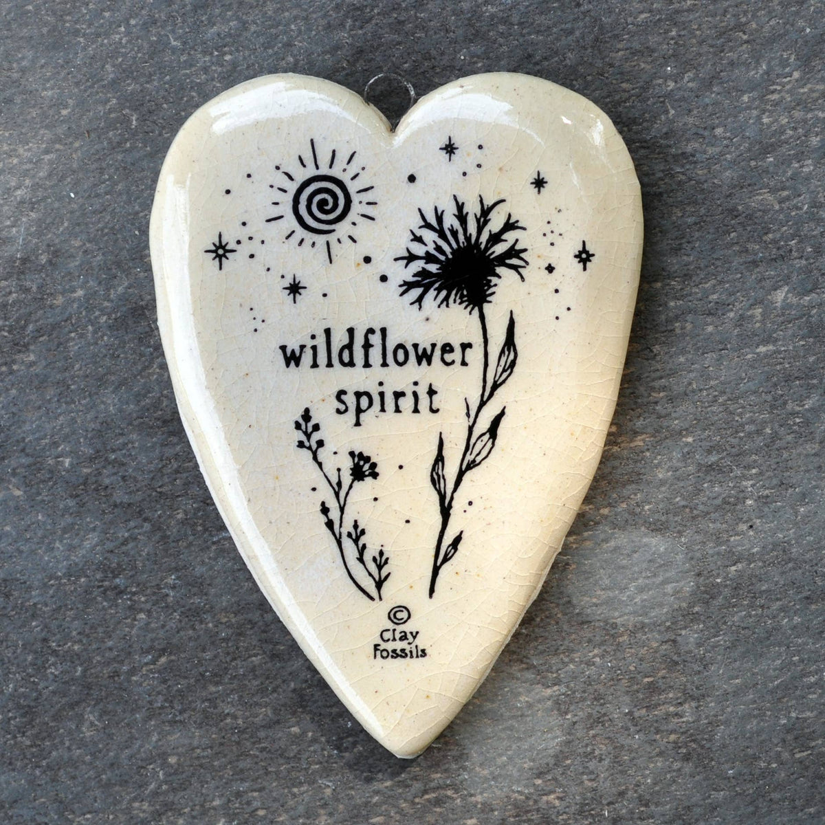 Wildflower Spirit, handmade USA, gift, boxed, pottery