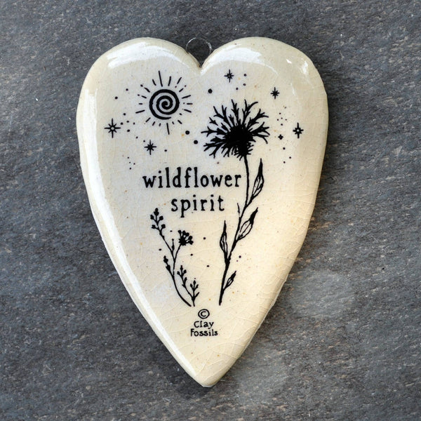 Wildflower Spirit, handmade USA, gift, boxed, pottery