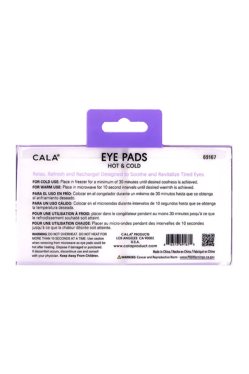 CALA 69167 Rainbow Hot & Cold Eye Pads - 12set