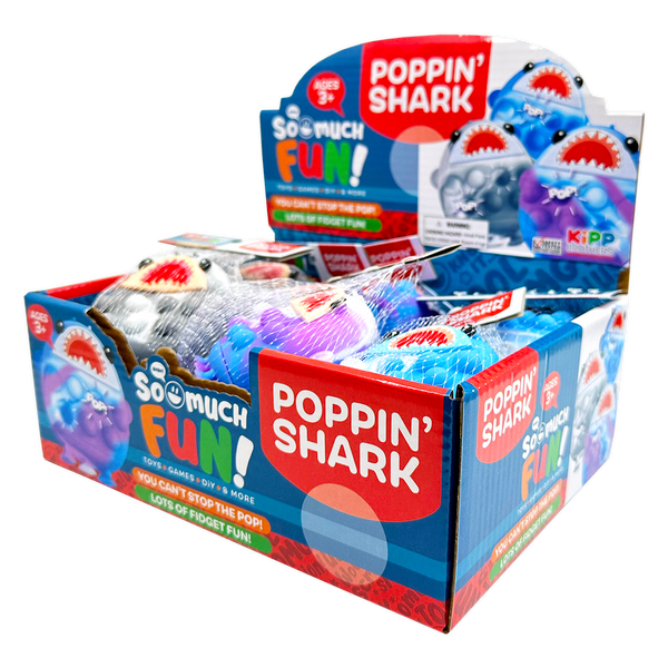 Fidget Pop Shark Ball Toy
