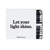 Matchboxes - X109 - Let Your Light Shine (Wilferd Peterson) - Candle Queen Candles