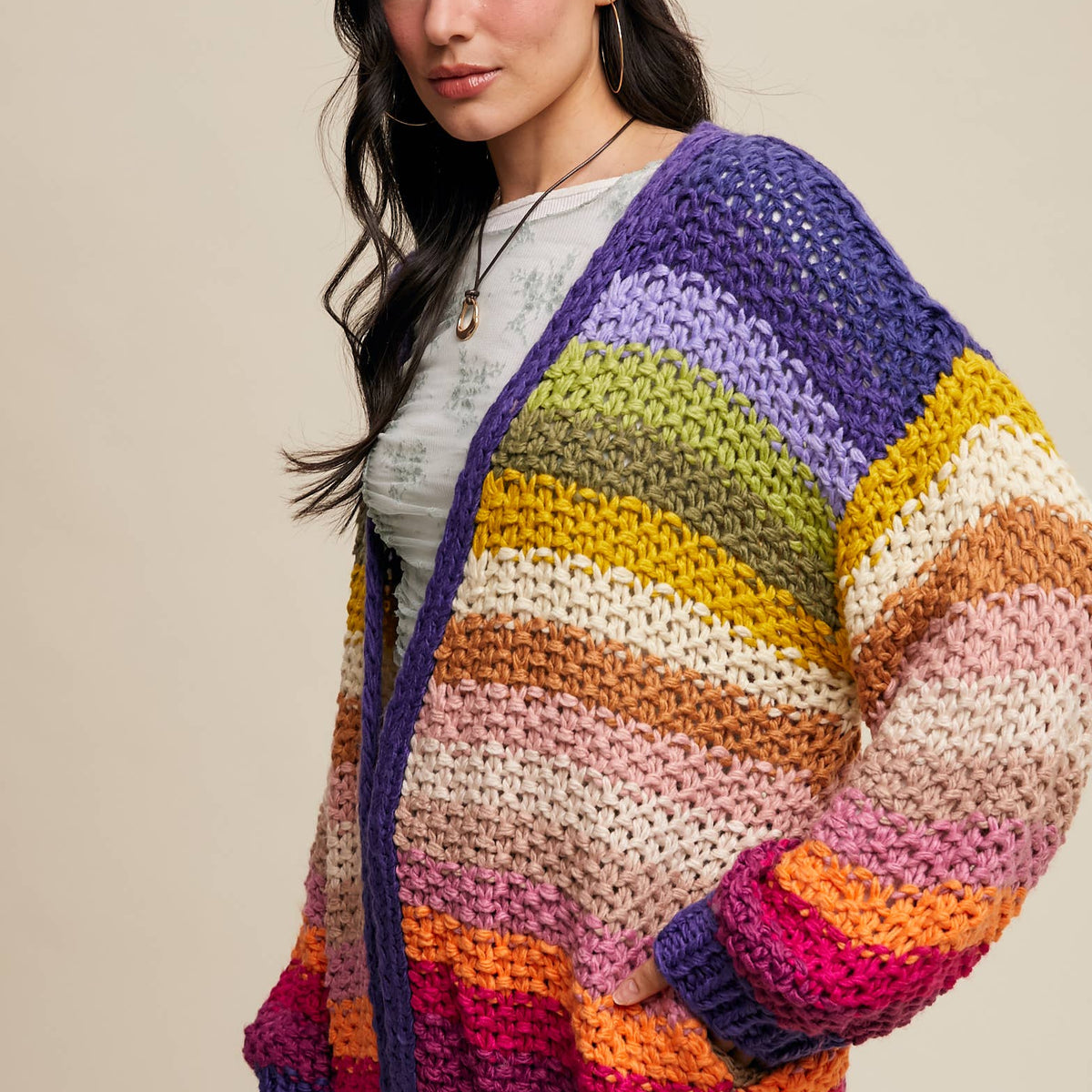 Rainbow Cardigan - Candle Queen Candles