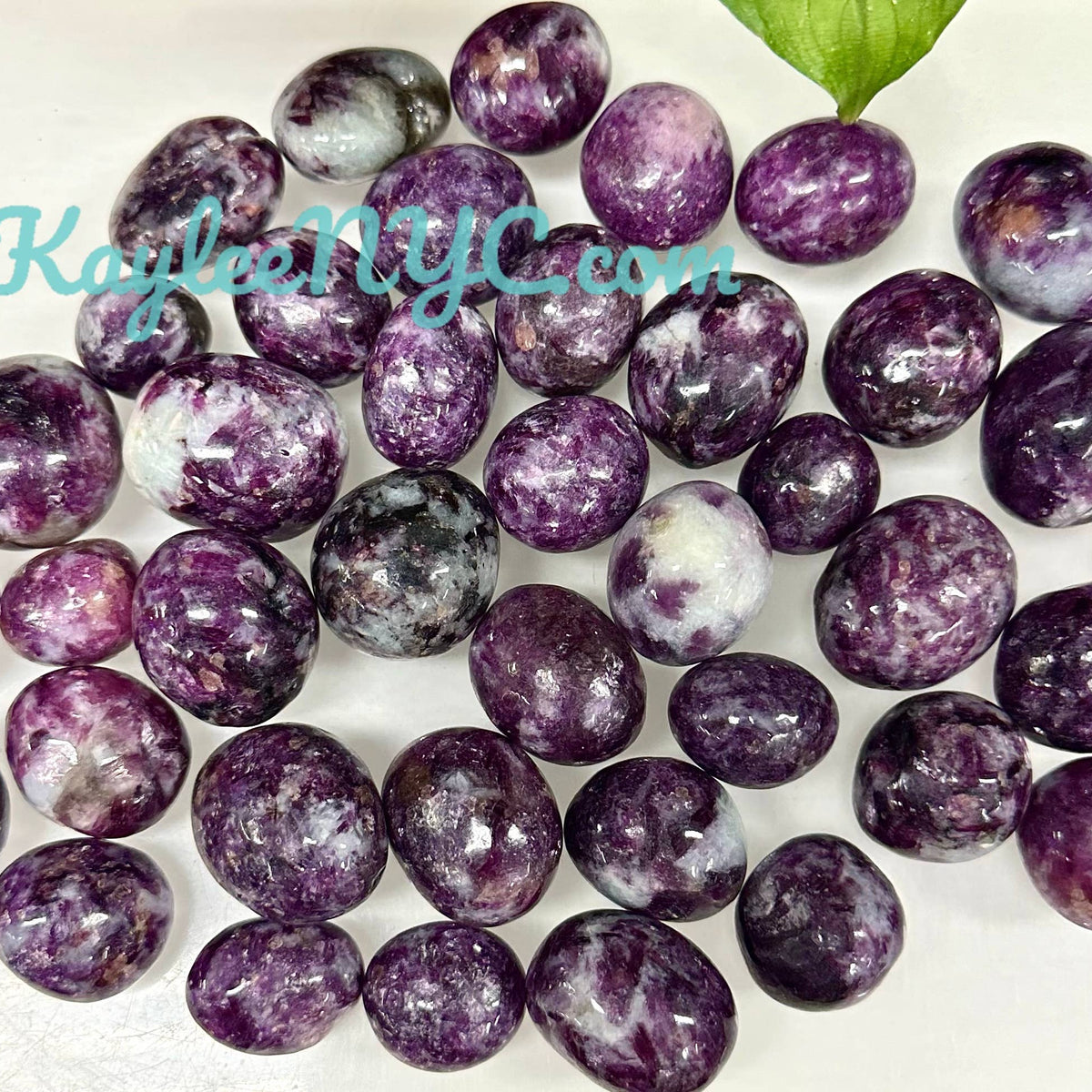 2 Lbs Natural Lepidolite Mica Tumble Healing Energy