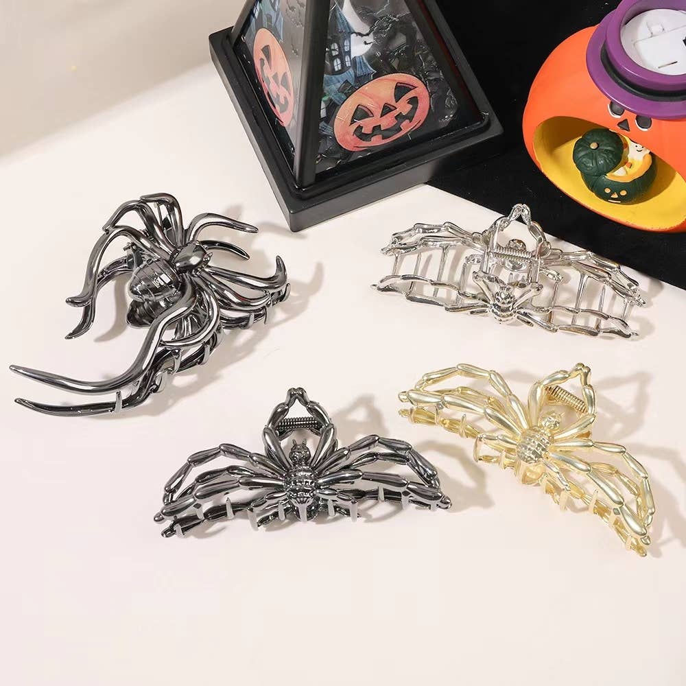 Halloween Hair Clip Metal Spider Hair Clip claw