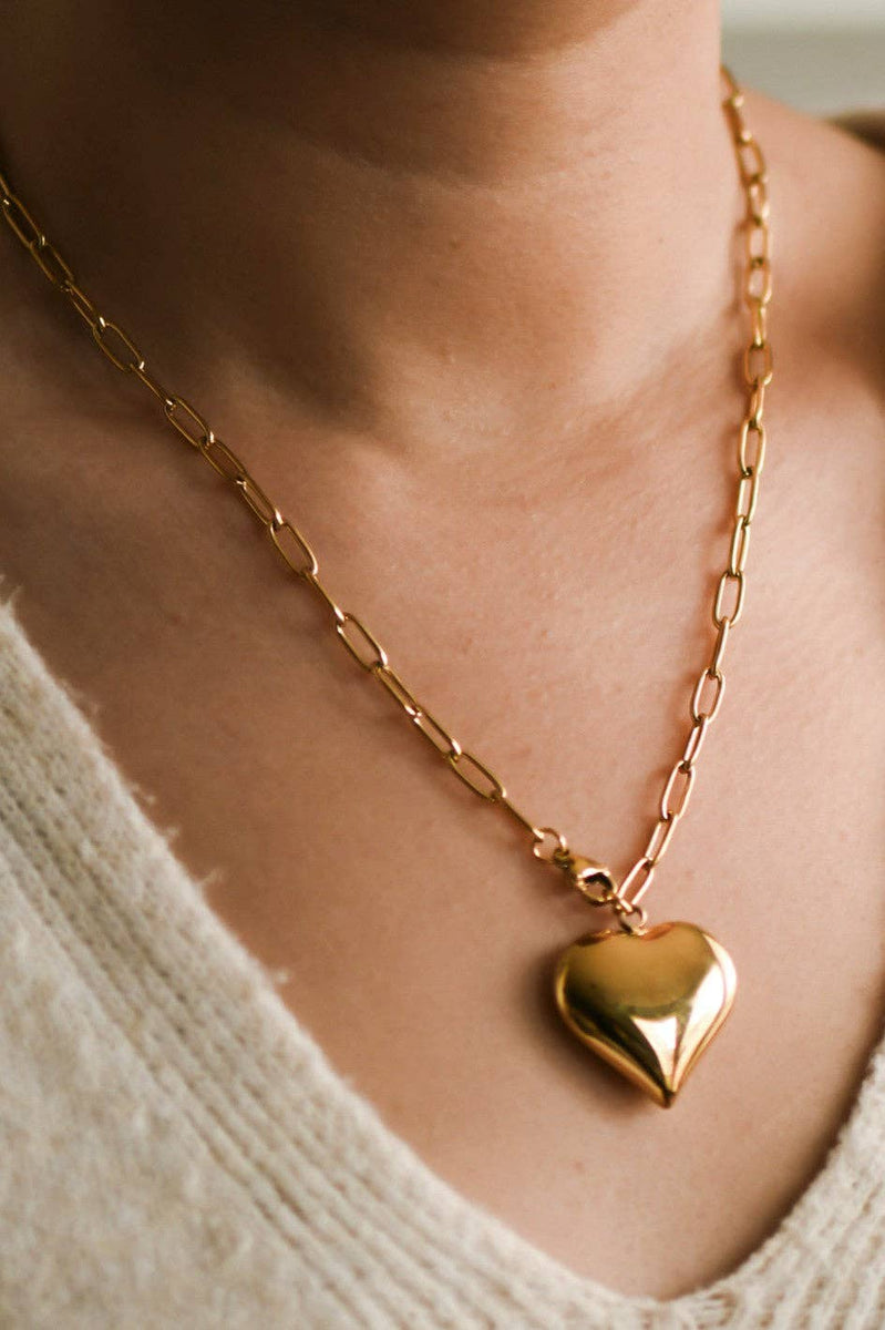18K Gold Plated Waterproof Stainless Steel Chain Necklace
