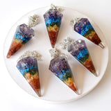 Dowsing Pendulum | Chakra Pendulum | Faceted Pendulums: Faceted - Candle Queen Candles