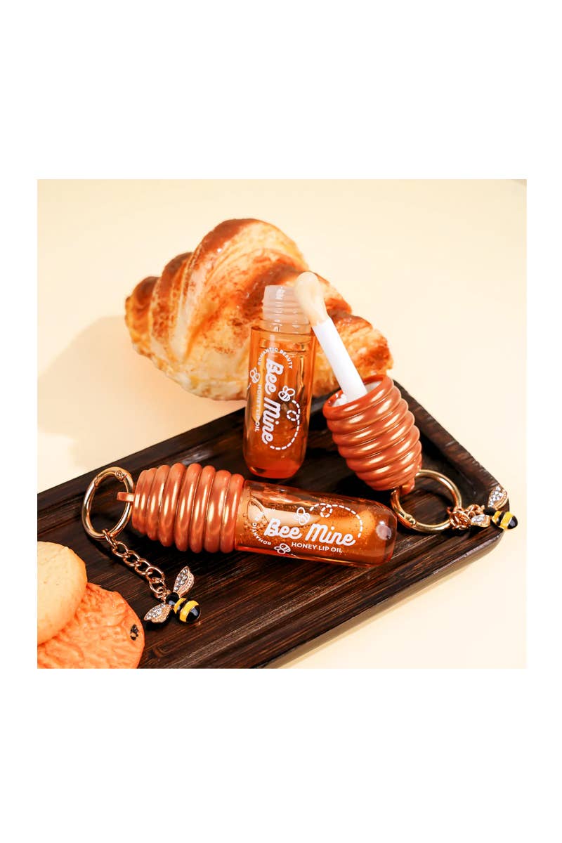 Romantic Beauty LO-8468 Bee Mine Honey Lip Oil &Keychain -12
