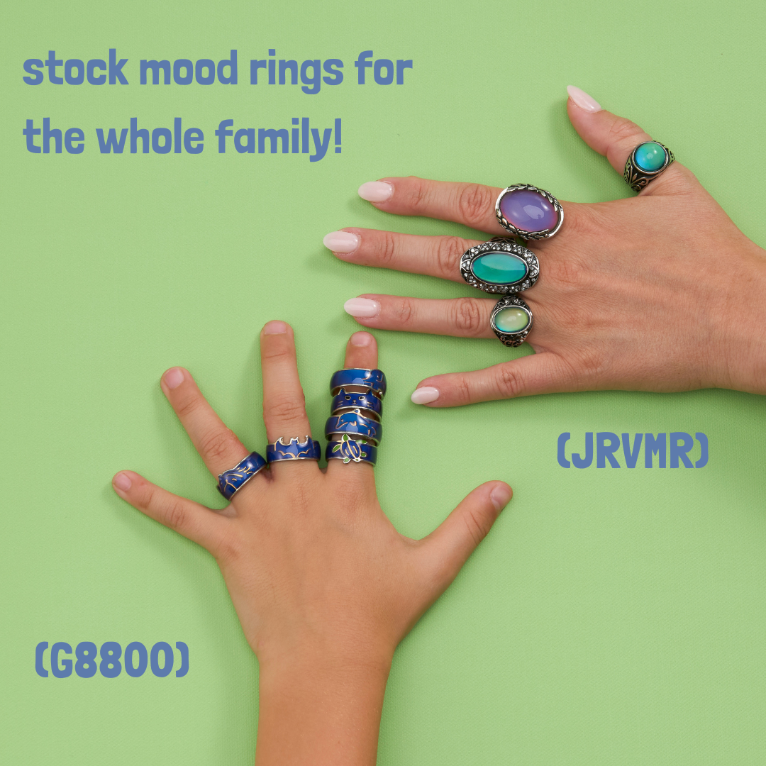 Large Mood Stone Rings