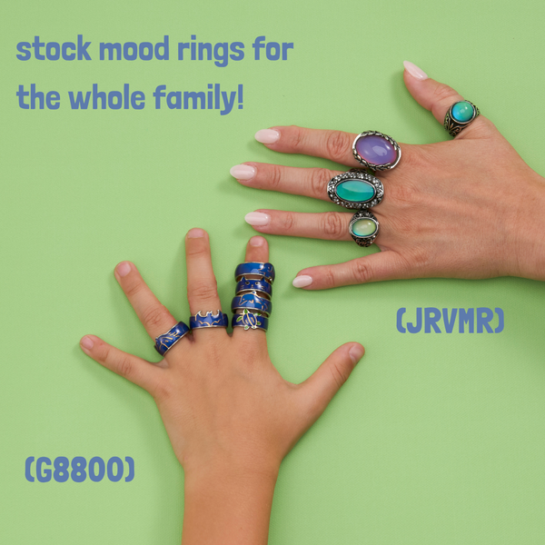 Large Mood Stone Rings