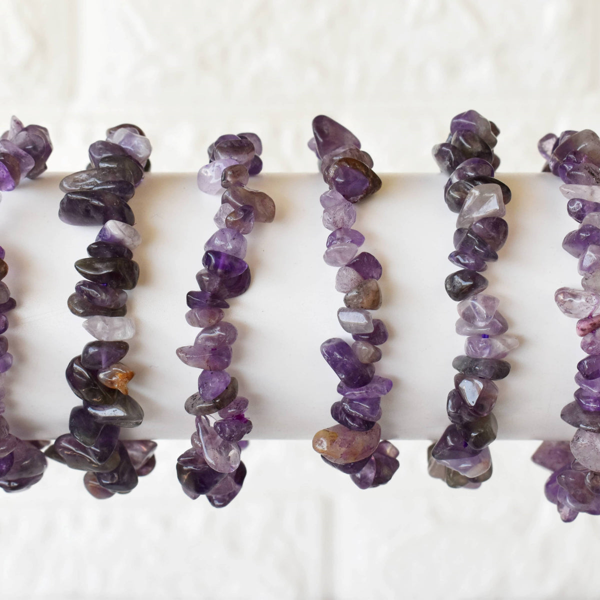 Healing Stones | Amethyst | Chip Bracelet |Spiritual Jewelry - Candle Queen Candles