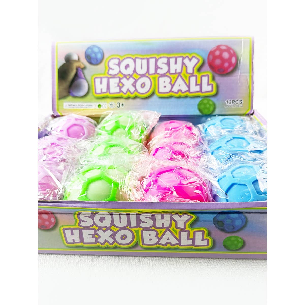 Hexaball Stress Squishy Toy: MIX COLOR / ONE(12)