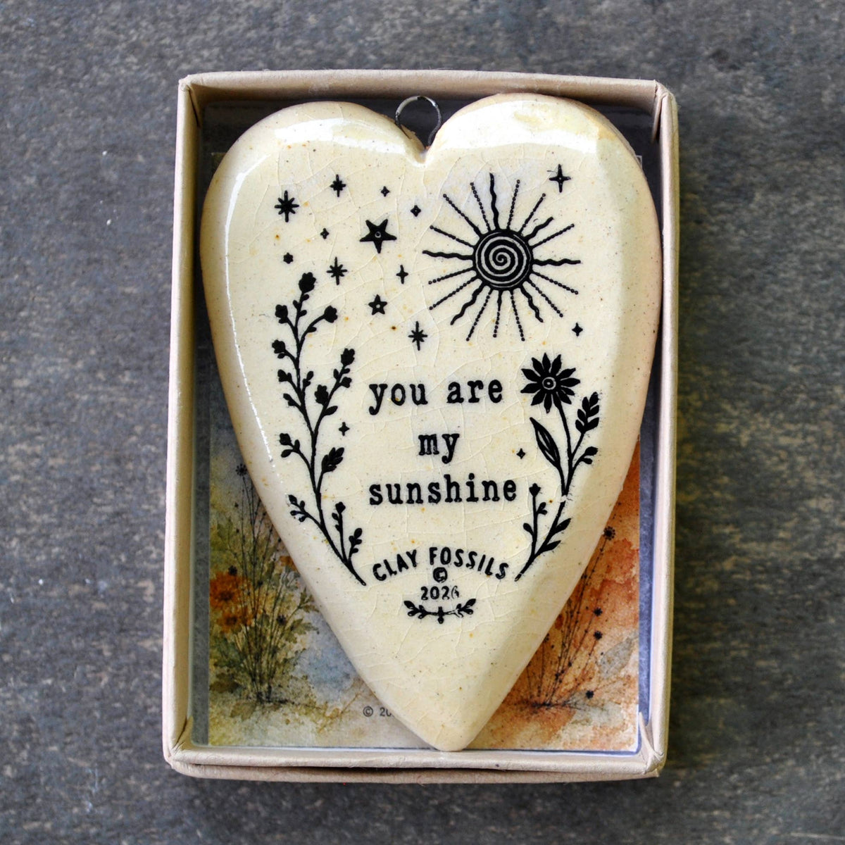 Sunshine Heart Ornament