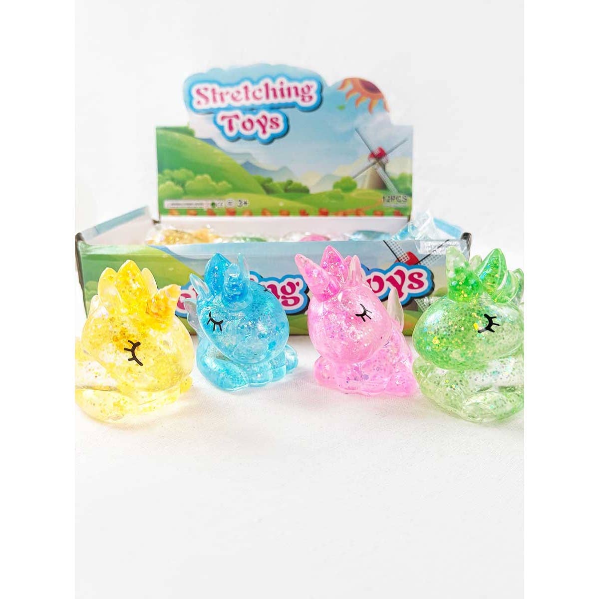 Glitter Unicorn Squishy Toy: MIX COLOR / ONE(12)