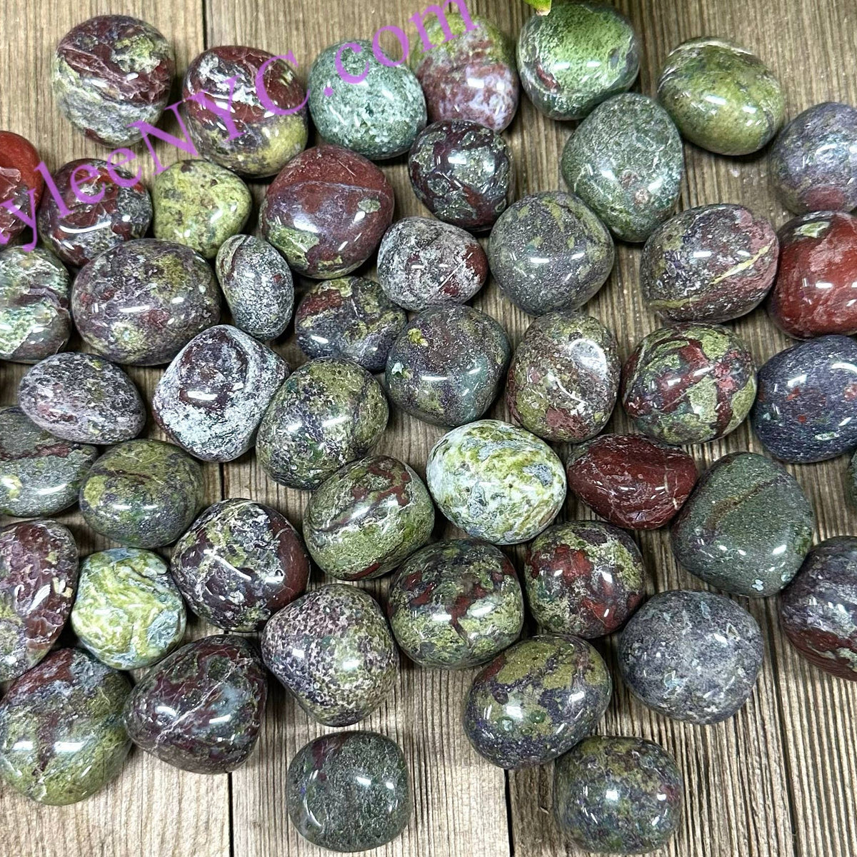 2 Lbs Natural Dragon Blood Stone Tumble Healing Energy