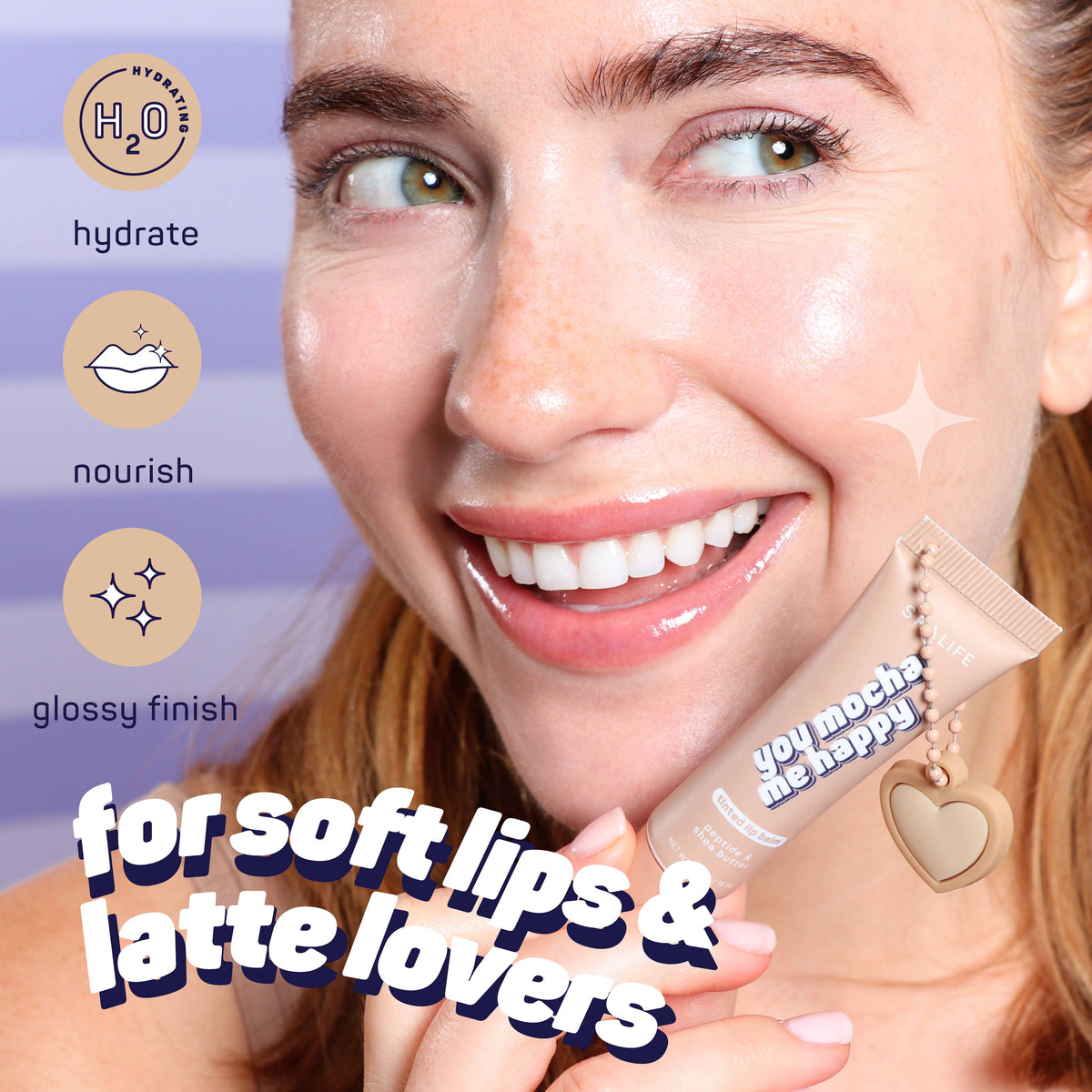 U Mocha Me Happy Tinted Lip Balm