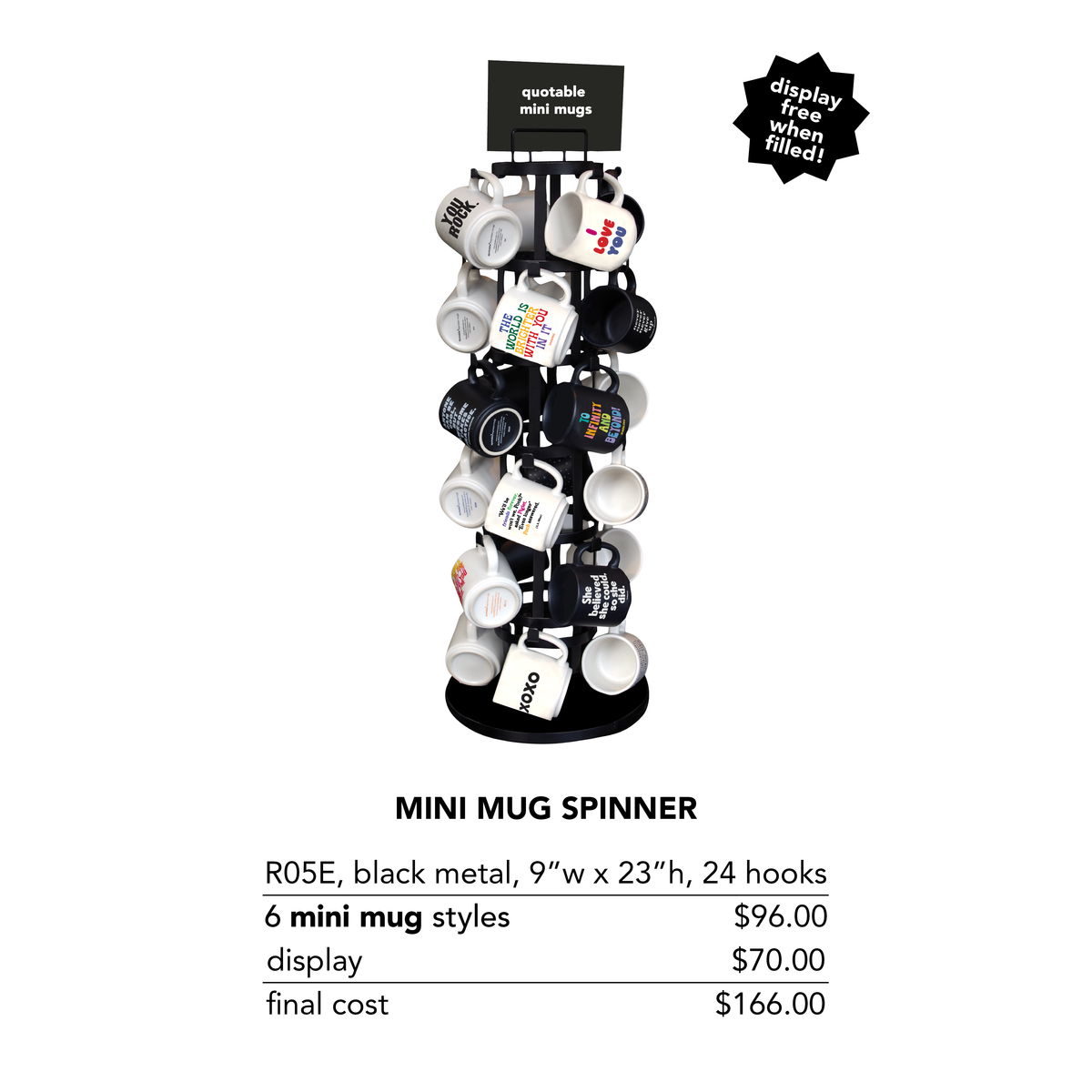 Mini Mugs - ED370- Wishes Come True (Saying)