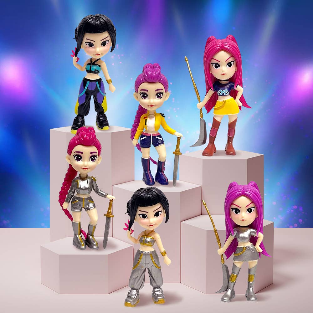 Kpop Demon Hunters Huntrix Figure Keychain Blind Box Trading Card - Candle Queen Candles