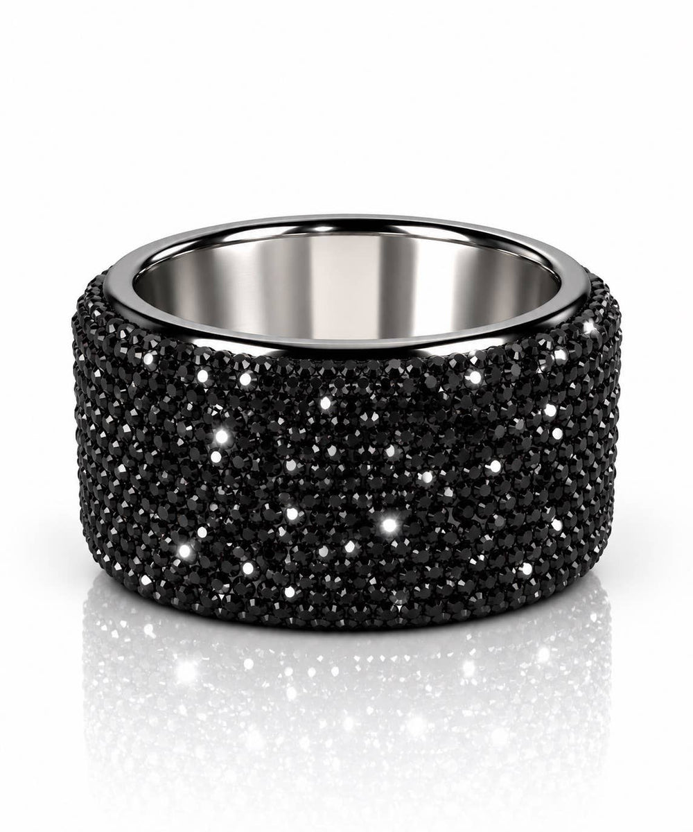 Rhinestone Candle Holder: Aqua