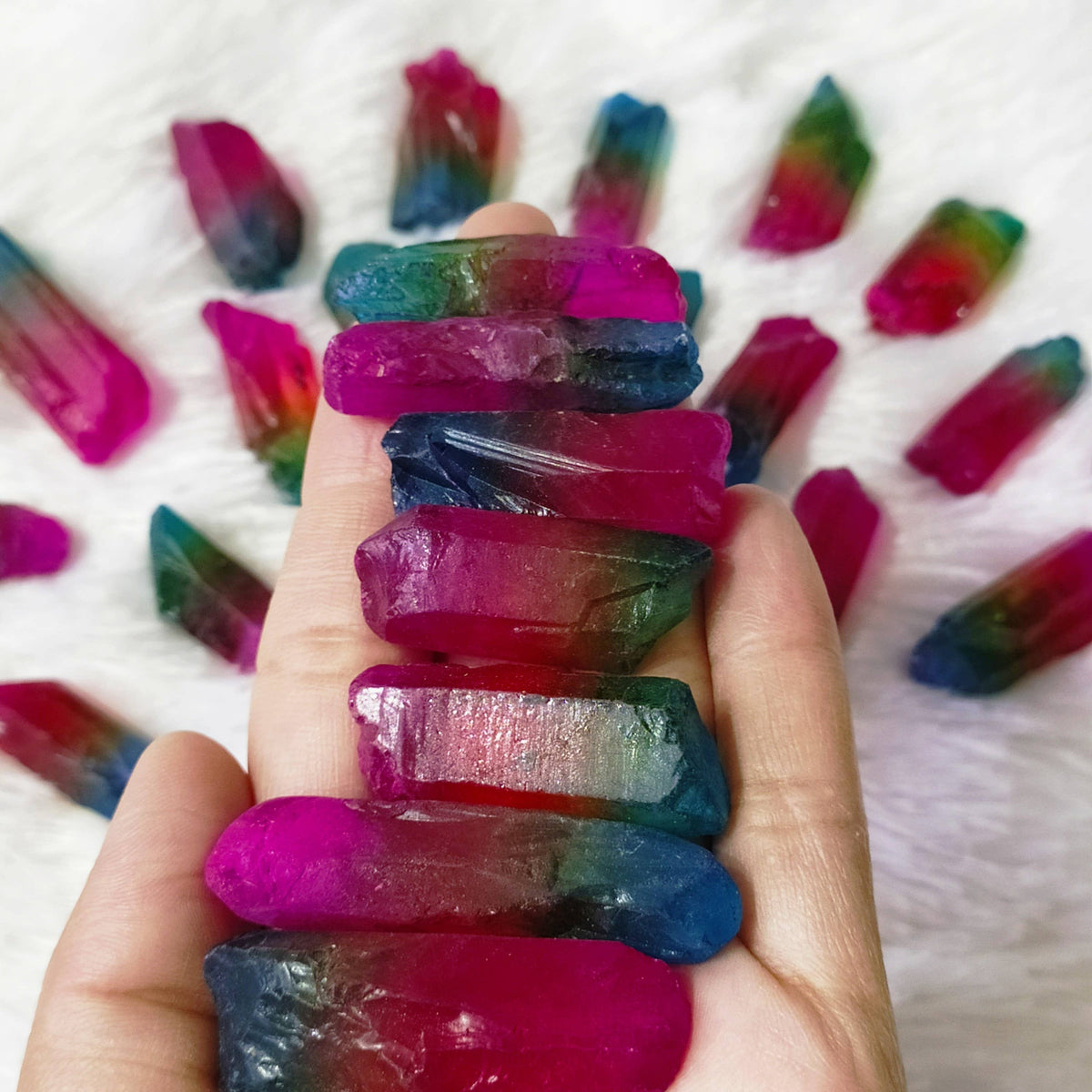 Angel Aura Quartz Point - Candle Queen Candles