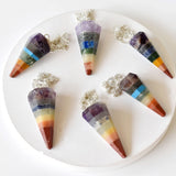 Dowsing Pendulum | Chakra Pendulum | Faceted Pendulums: Faceted - Candle Queen Candles