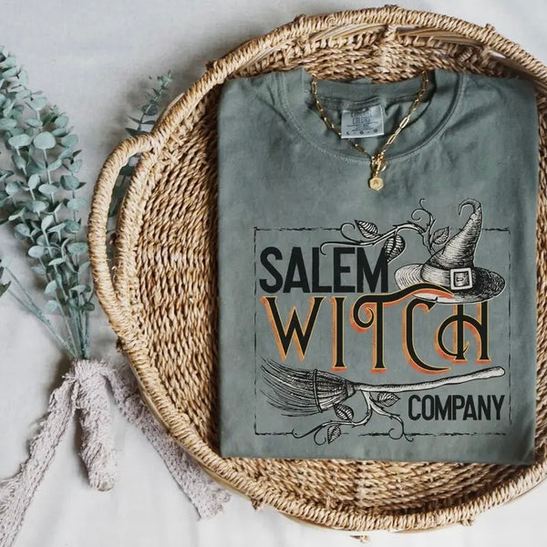 Salem Witch tee moss green (Med-3XL)