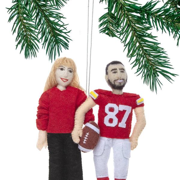 Taylor and Travis Ornament