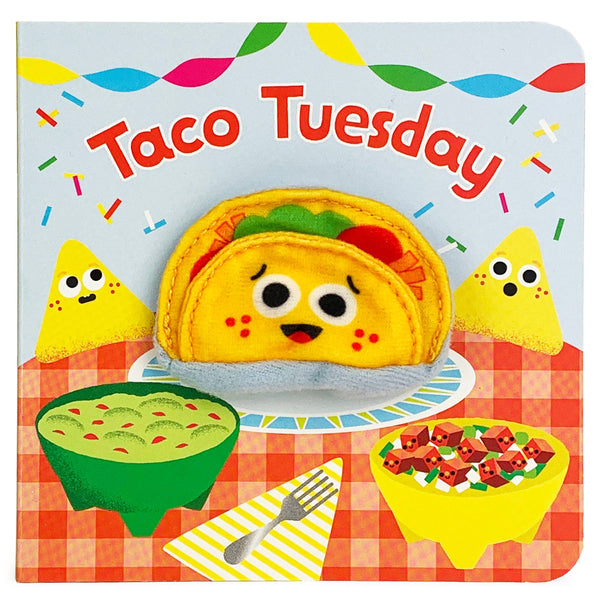 Taco Tuesday Food Interactive Finger Puppet Board Book