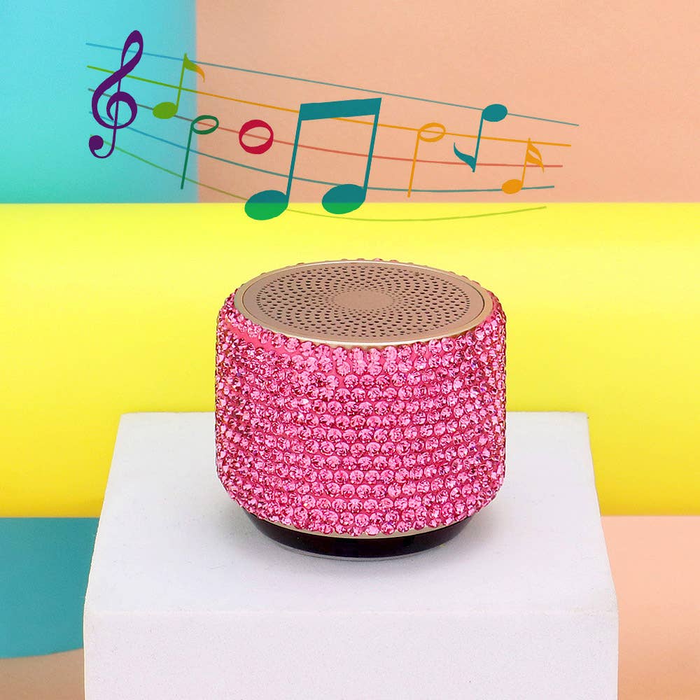 Mini Portable Bling Studded Wireless Speaker
: HEMATITE