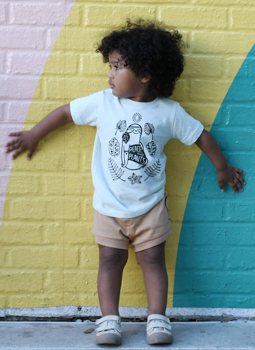 Free Spirit Sloth Kids Tee Shirt: 2T