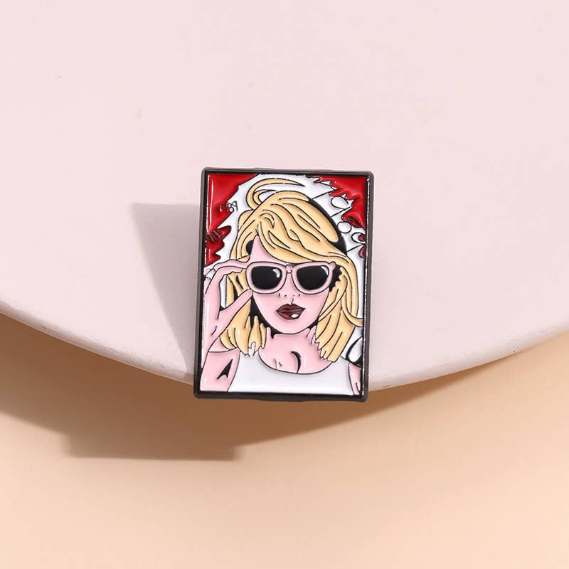 Taylor swift Metal badge brooch swiftie Enamel Pin: 1