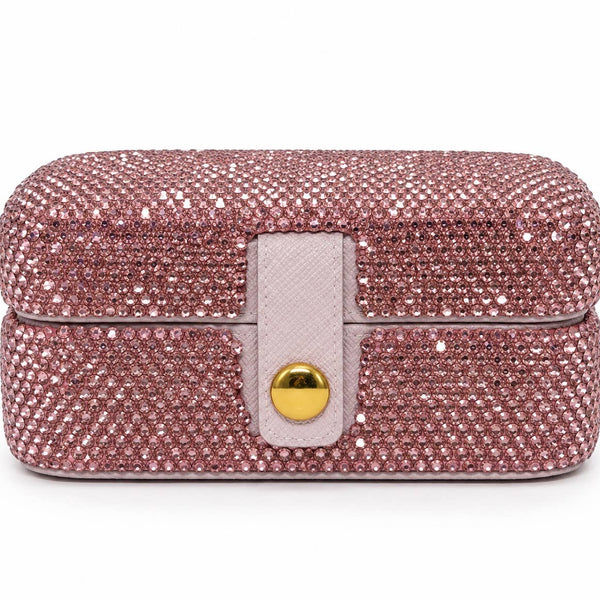 Bling Travel Jewelry Box: Pink