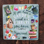 Garden and a Library Sticker