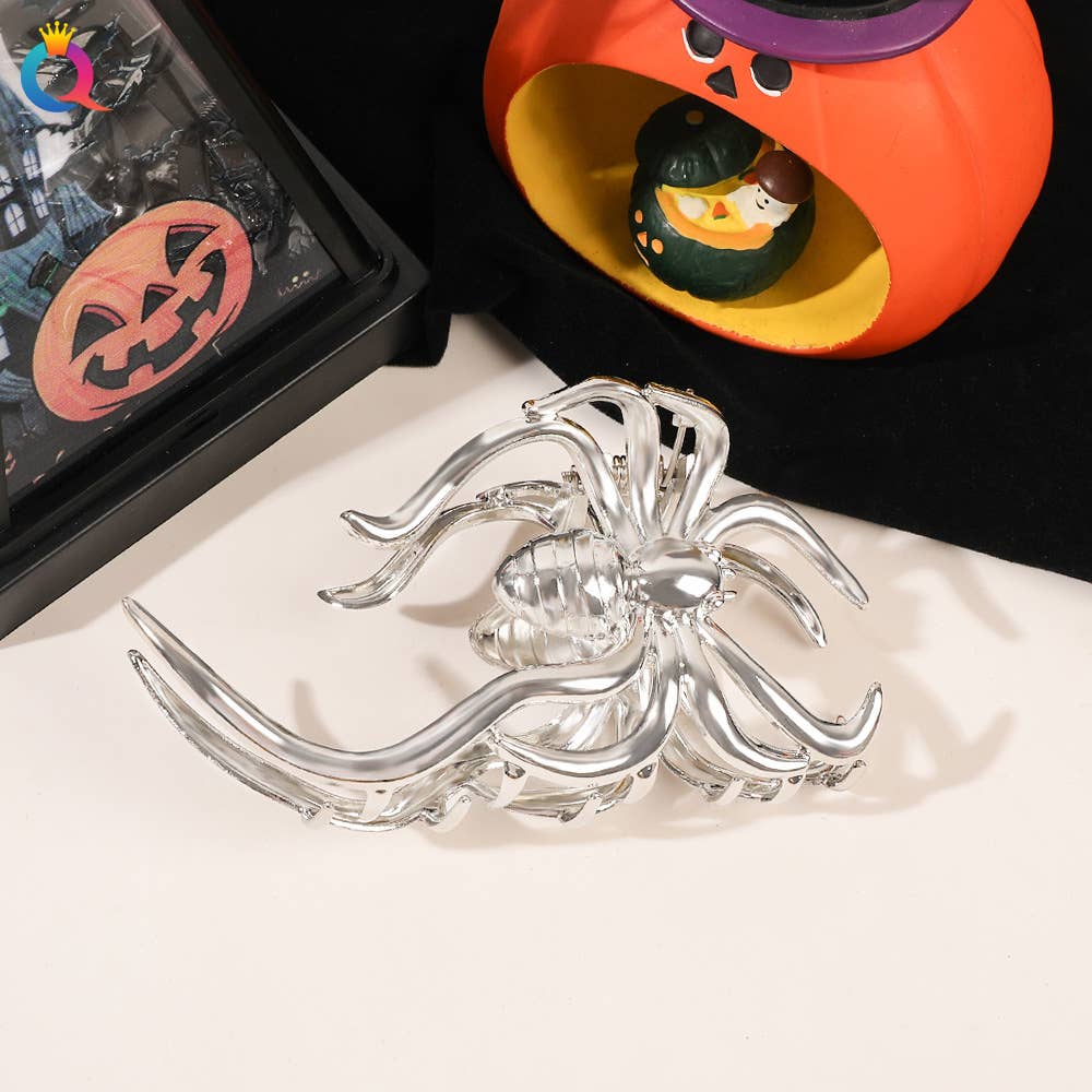 Halloween Hair Clip Metal Spider Hair Clip claw