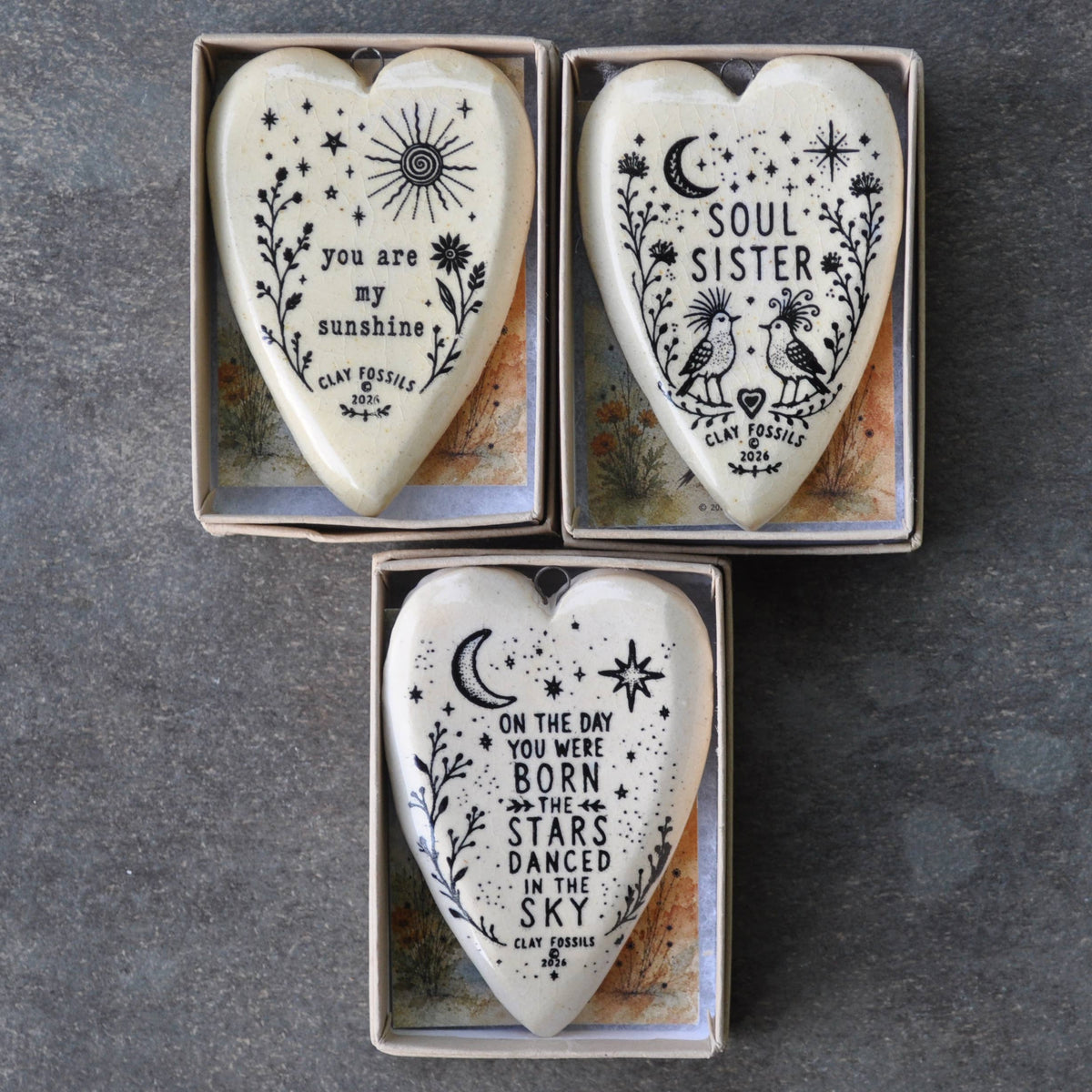 Wildflower Spirit, handmade USA, gift, boxed, pottery