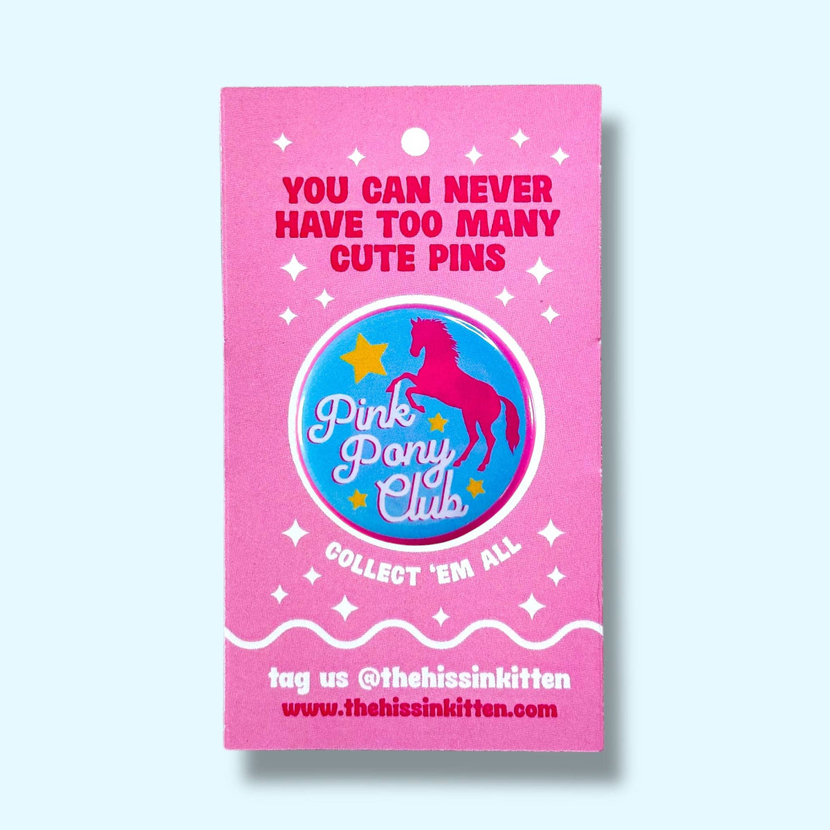Pink Pony Club (Chappell Roan Button) Pin / 2.25"