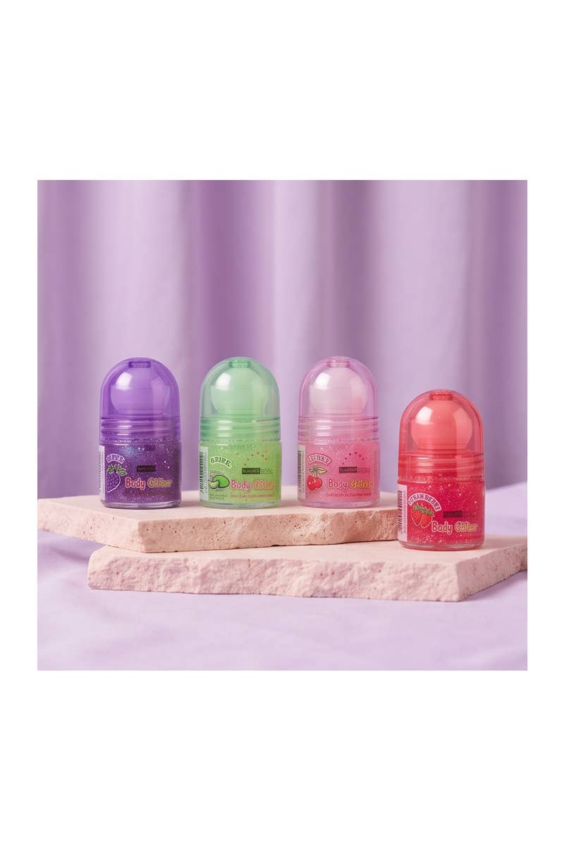 Beauty Treats 2203D Large Roll-on Body Glitter Gel - 24pc