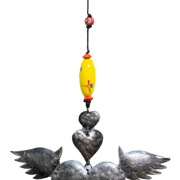 The Winged Heart: Beads & Bell