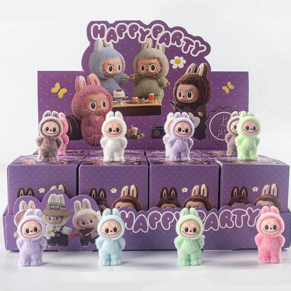 Little Flocking labubu Ornaments Blind Box