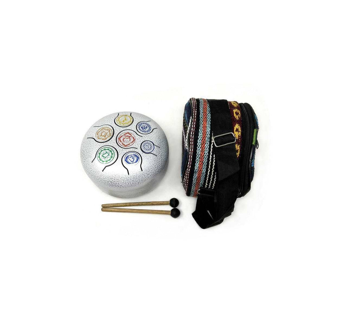 Happy drum (steel tongue) 7 CHAKRAS approx. 7" - Candle Queen Candles