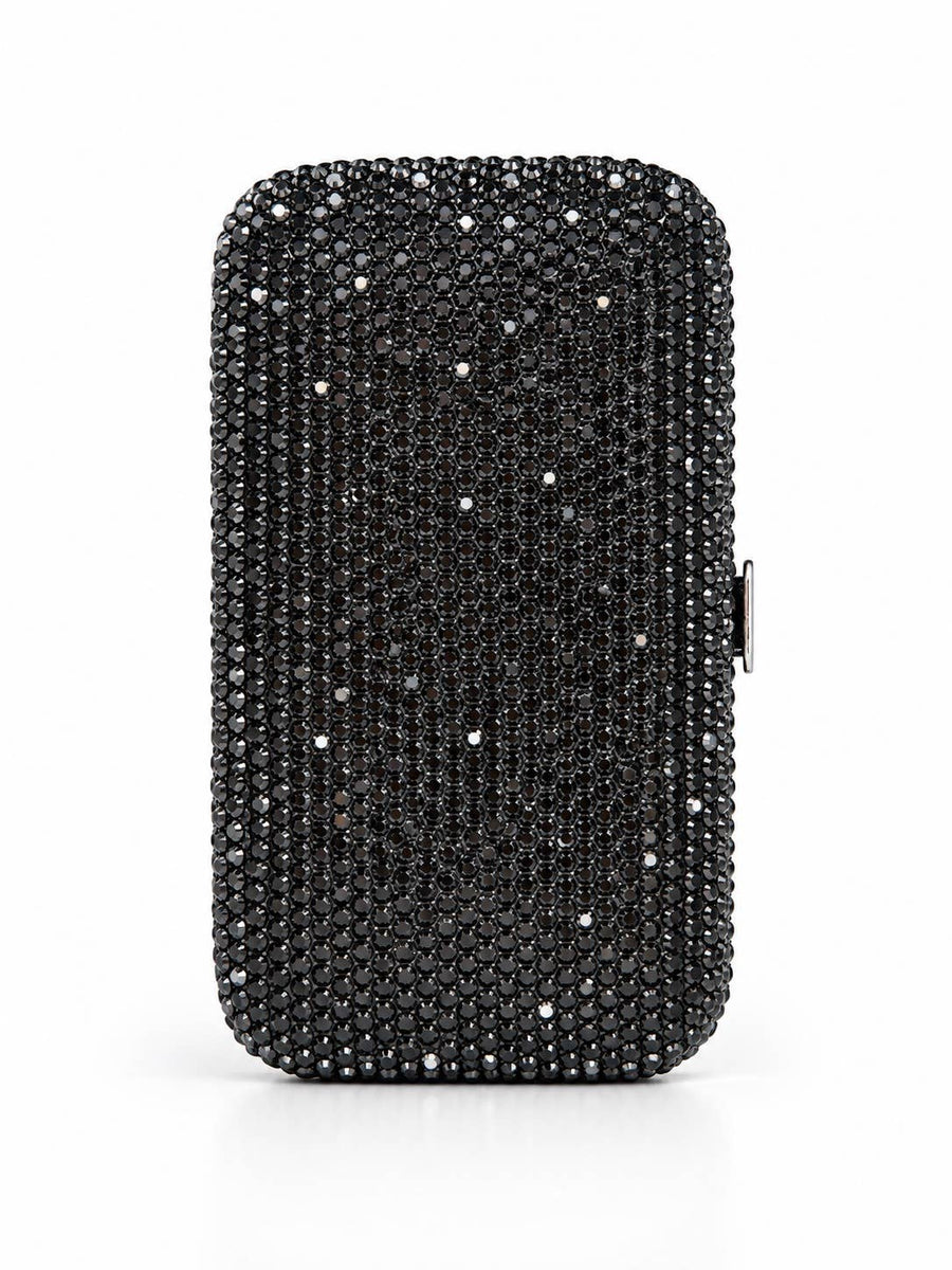 Rhinestone Manicure & Nail Travel Set: Pink Mix