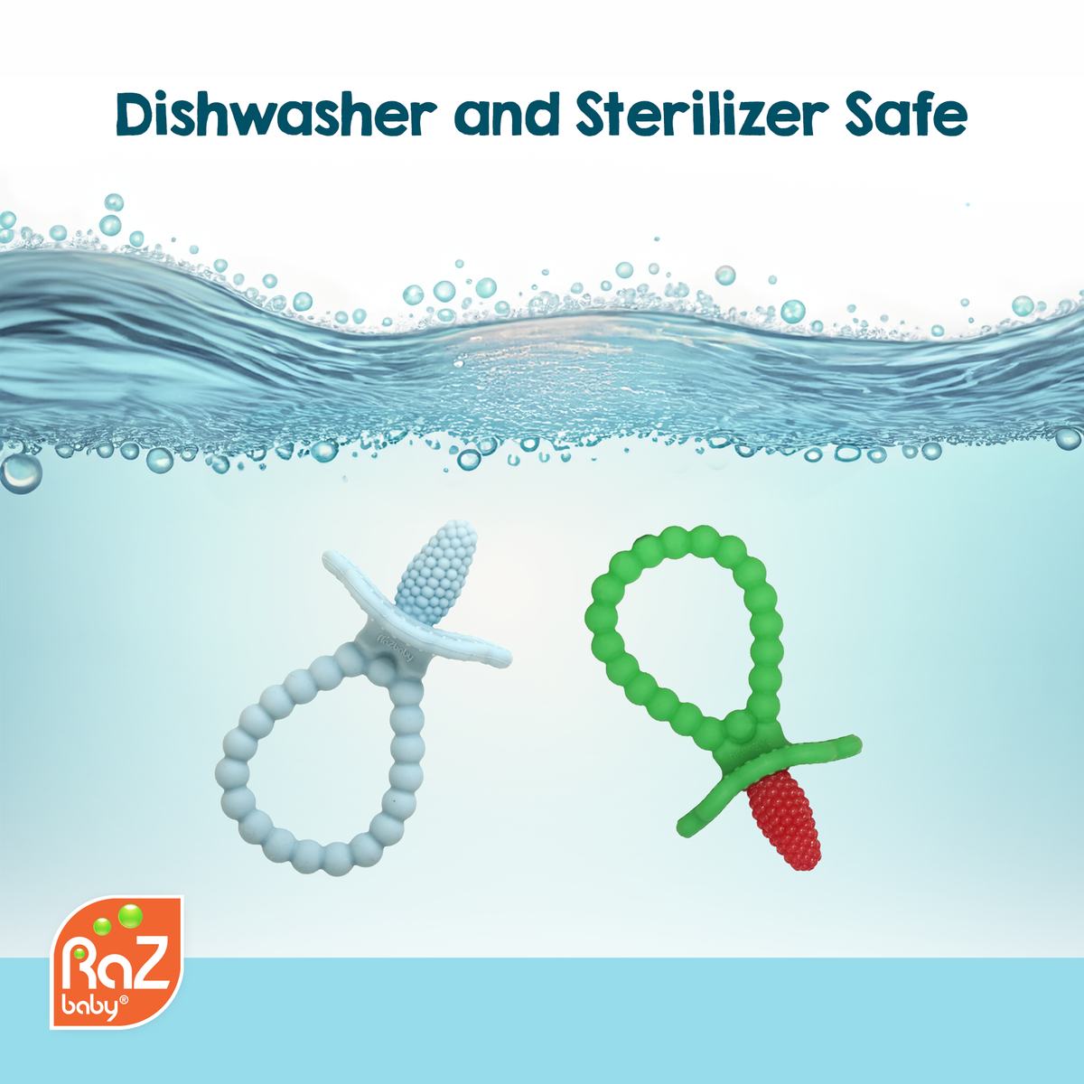 RaZberry Silicone Teether Plus: Red