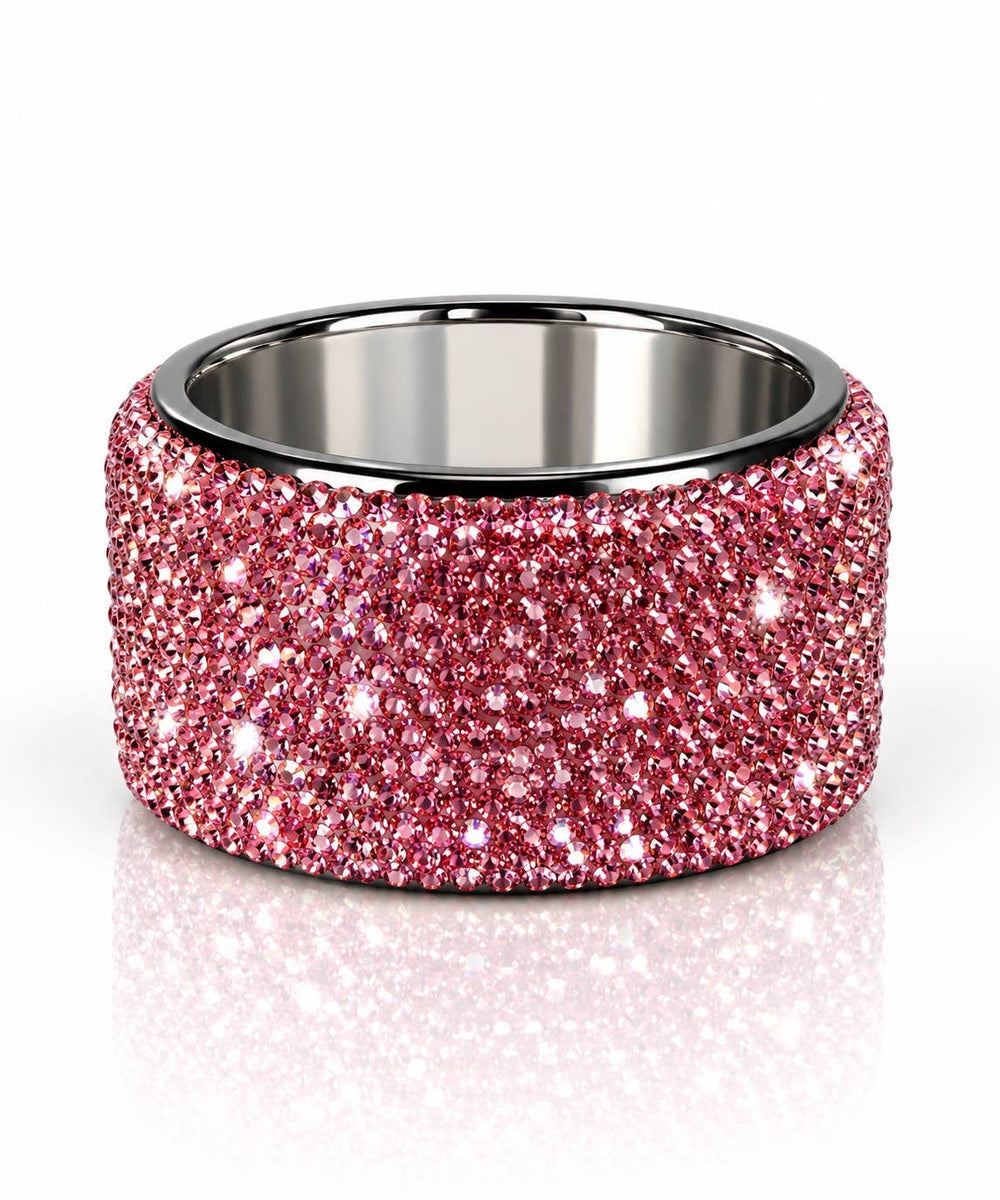 Rhinestone Candle Holder: Clear