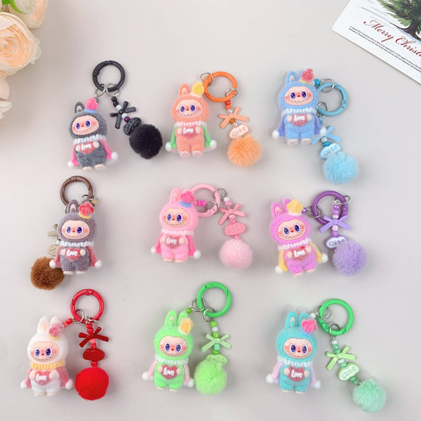 Labubu Hot-Selling Cute Keychain: Multi-Colored