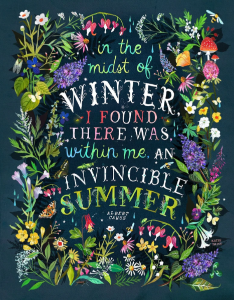 Invincible Summer | Nature Print: 8 x 10