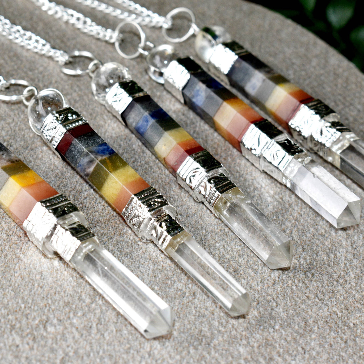 Dowsing Pendulum | Chakra Pendulum | Faceted Pendulums: Faceted - Candle Queen Candles