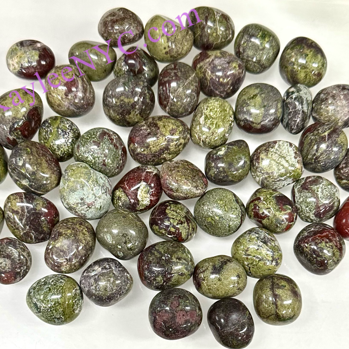 2 Lbs Natural Dragon Blood Stone Tumble Healing Energy