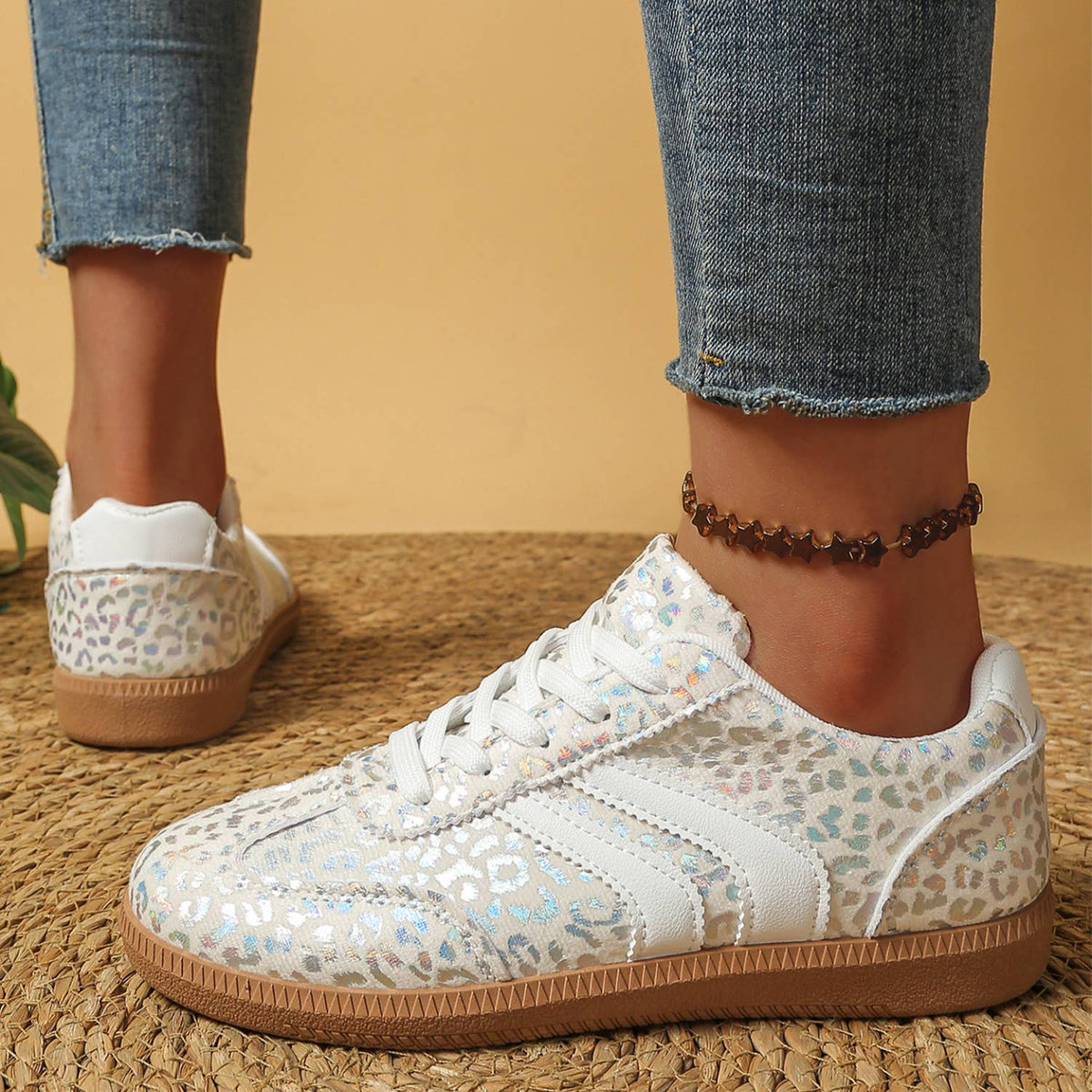 Shimmer Leopard Sneakers