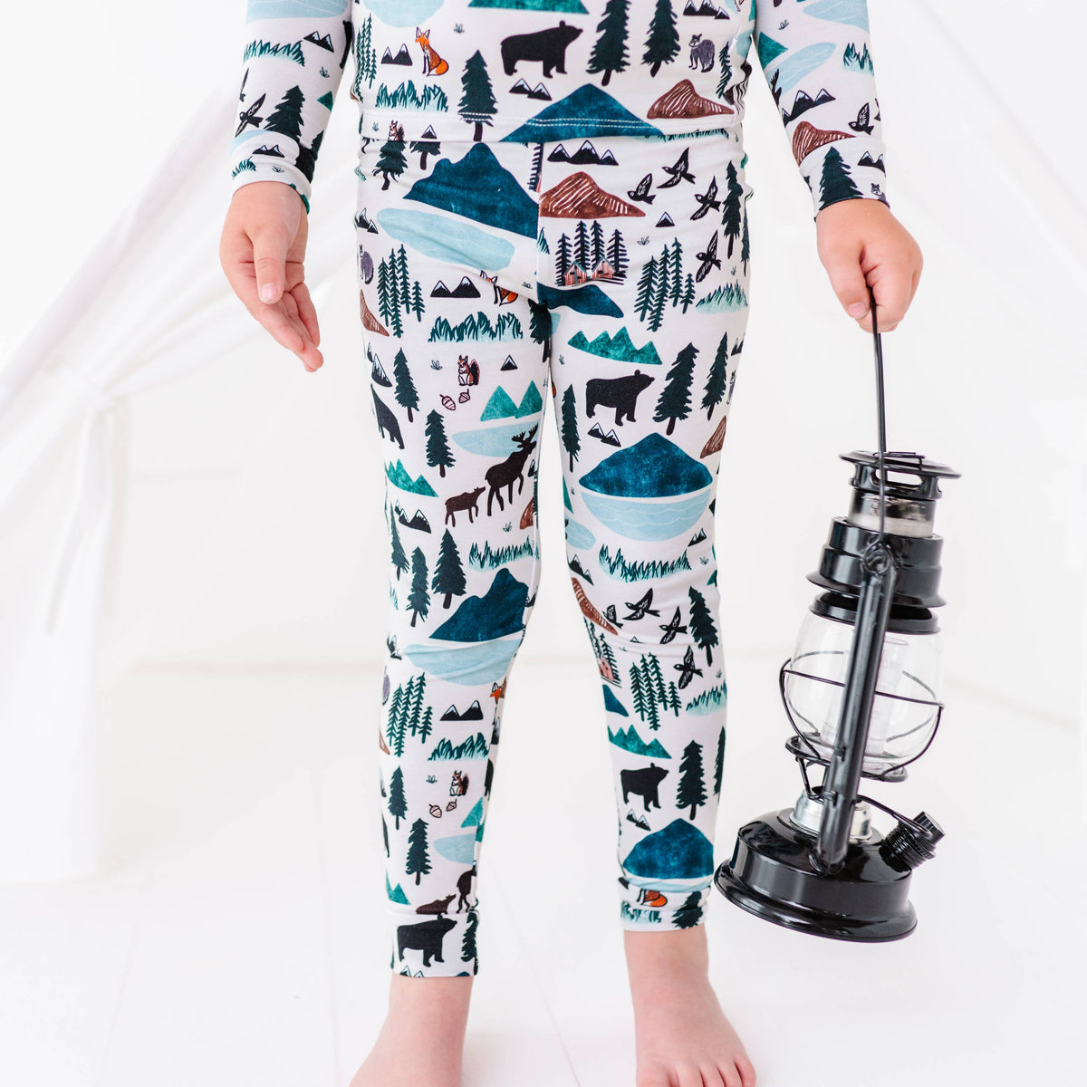 Kids Bamboo Pajamas - Into The Wild Mountain : 3