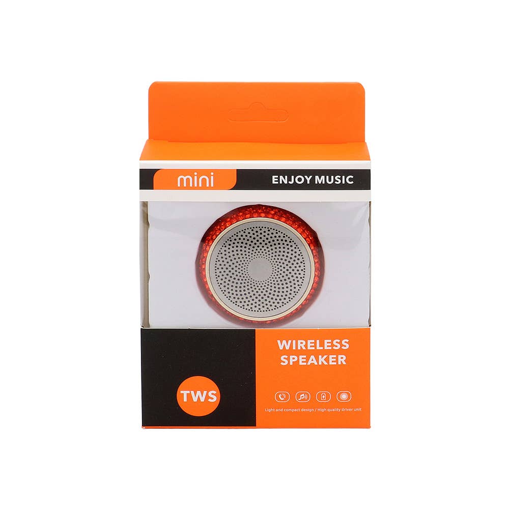 Mini Portable Bling Studded Wireless Speaker
: HEMATITE