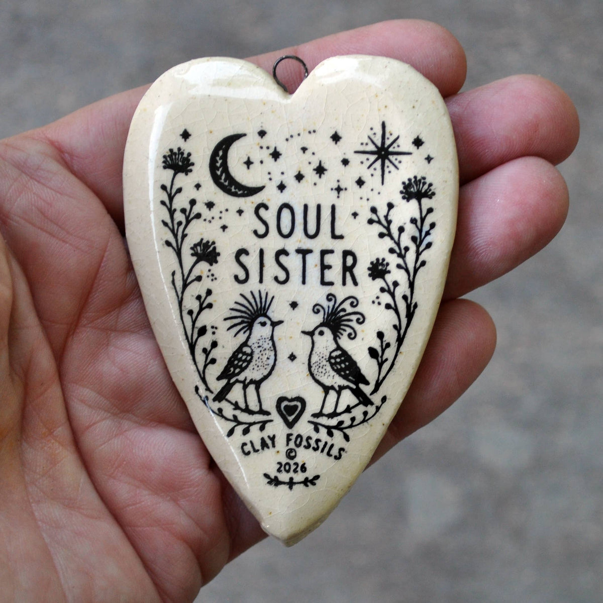 Soul Sister, handmade USA, year round keepsake, boxed gift